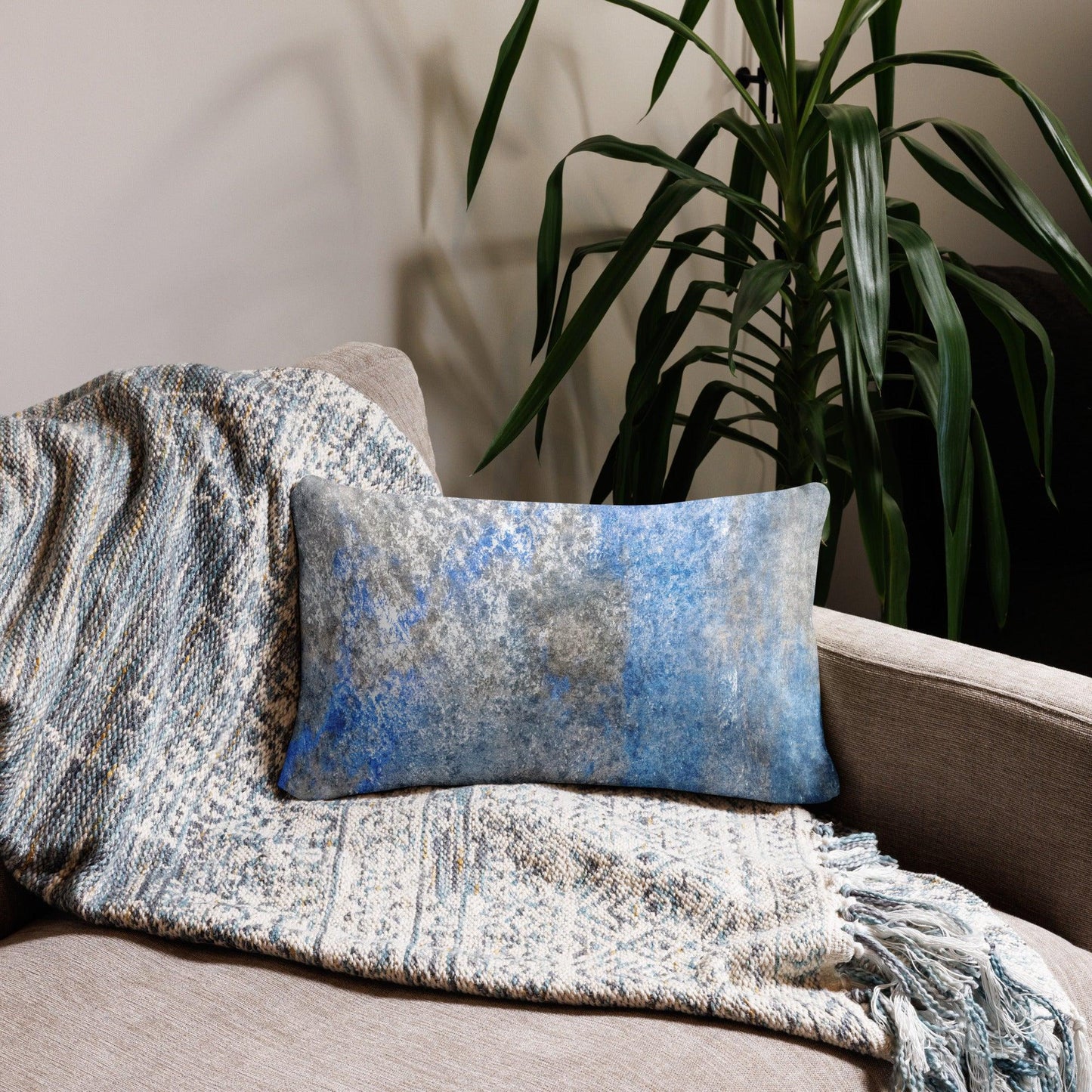 Blue and Grey Collection Decorative Pillow - Home Decor Accessories