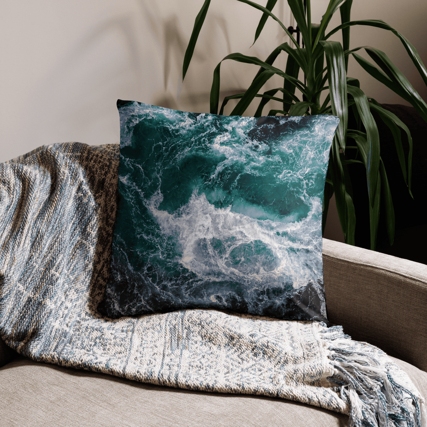 Basic Pillow - Ocean Spray Sofa Collections Print - UORdesign