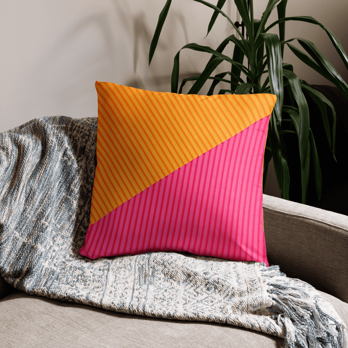 Basic Pillow - Yellow and Pink Sofa Collection - UORdesign