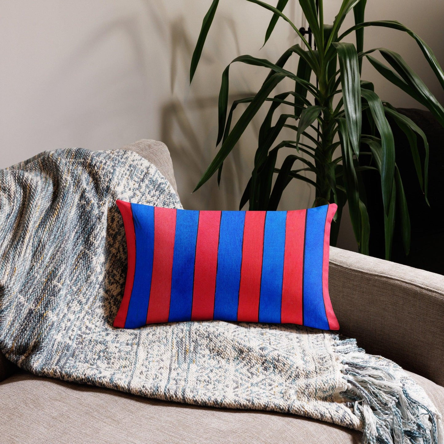 Premium Pillow - Red and Blue - UORdesign®
