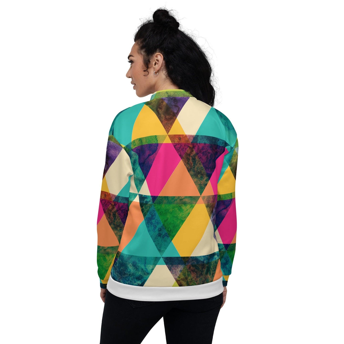 I’m Seeing Patterns Bomber Jacket - Unisex Stylish & Trendy Outerwear