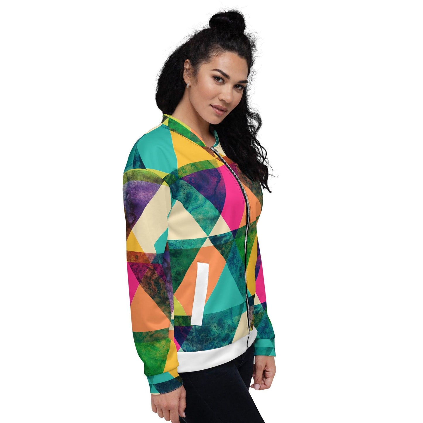 I’m Seeing Patterns Bomber Jacket - Unisex Stylish & Trendy Outerwear