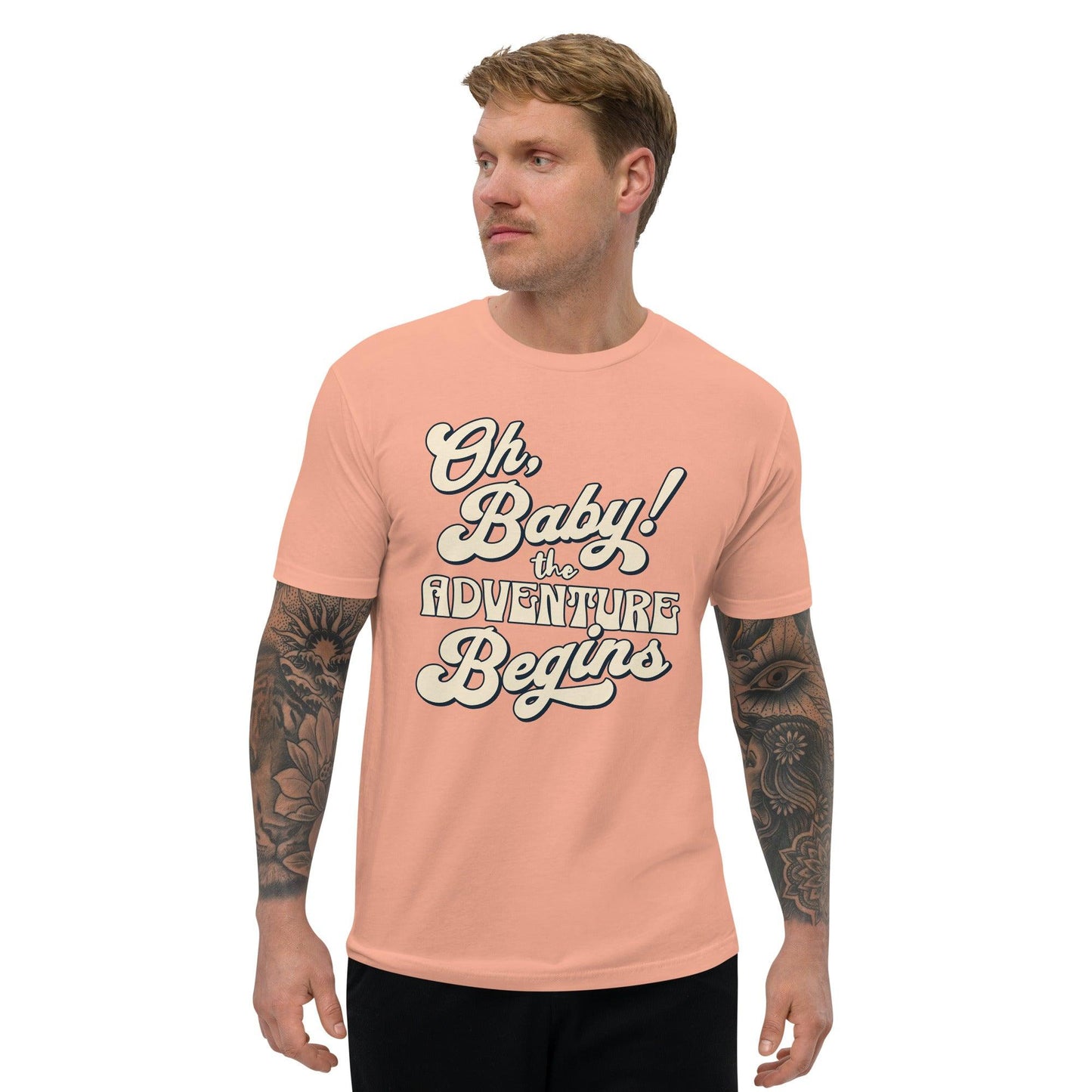 Short Sleeve T-shirt - Oh Boy Let the Adventure Begin - UORdesign
