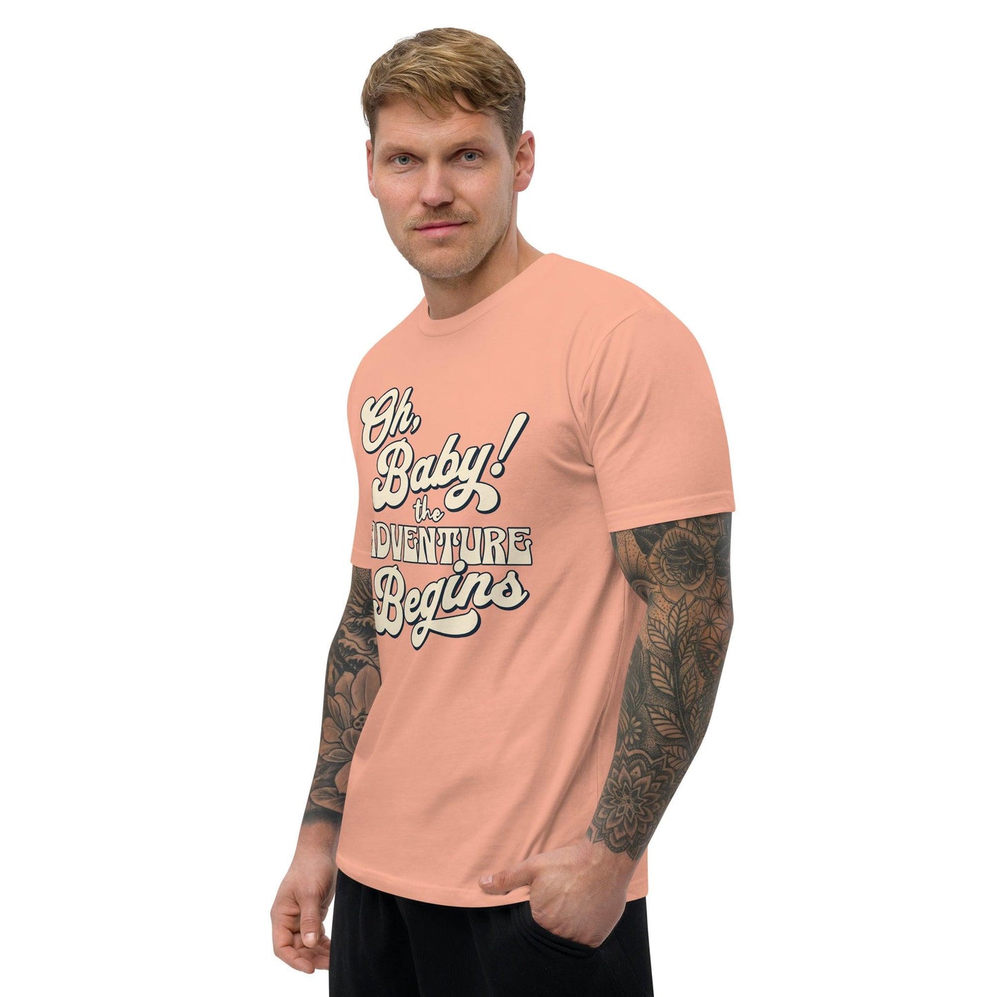Short Sleeve T-shirt - Oh Boy Let the Adventure Begin - UORdesign