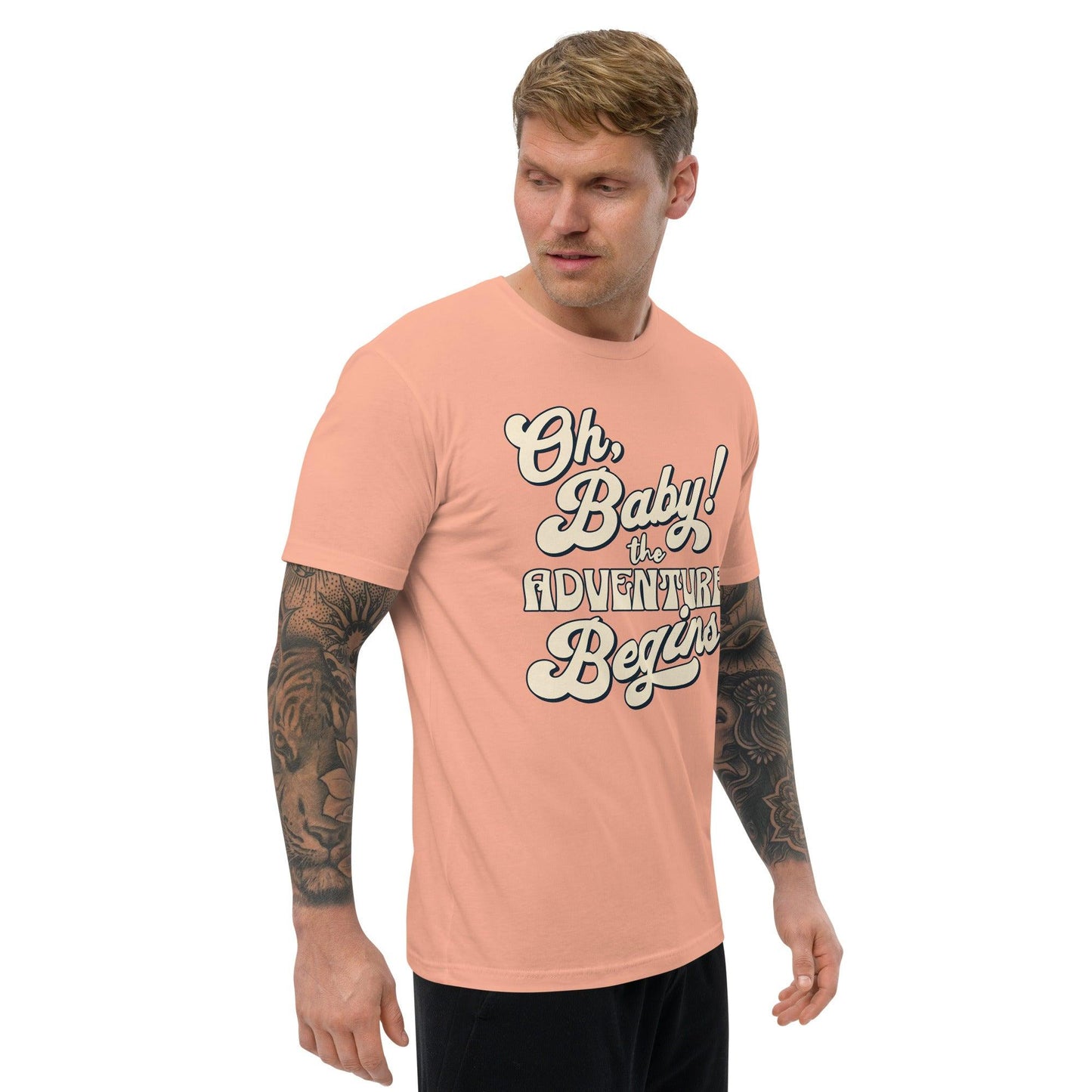 Short Sleeve T-shirt - Oh Boy Let the Adventure Begin - UORdesign