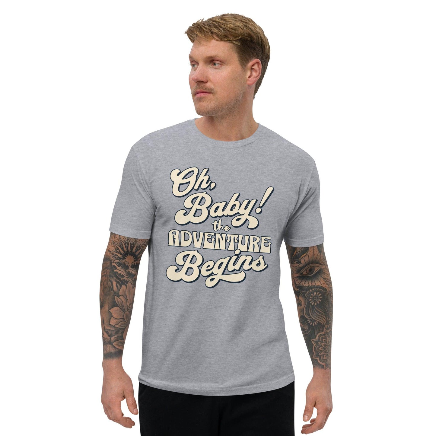 Short Sleeve T-shirt - Oh Boy Let the Adventure Begin - UORdesign