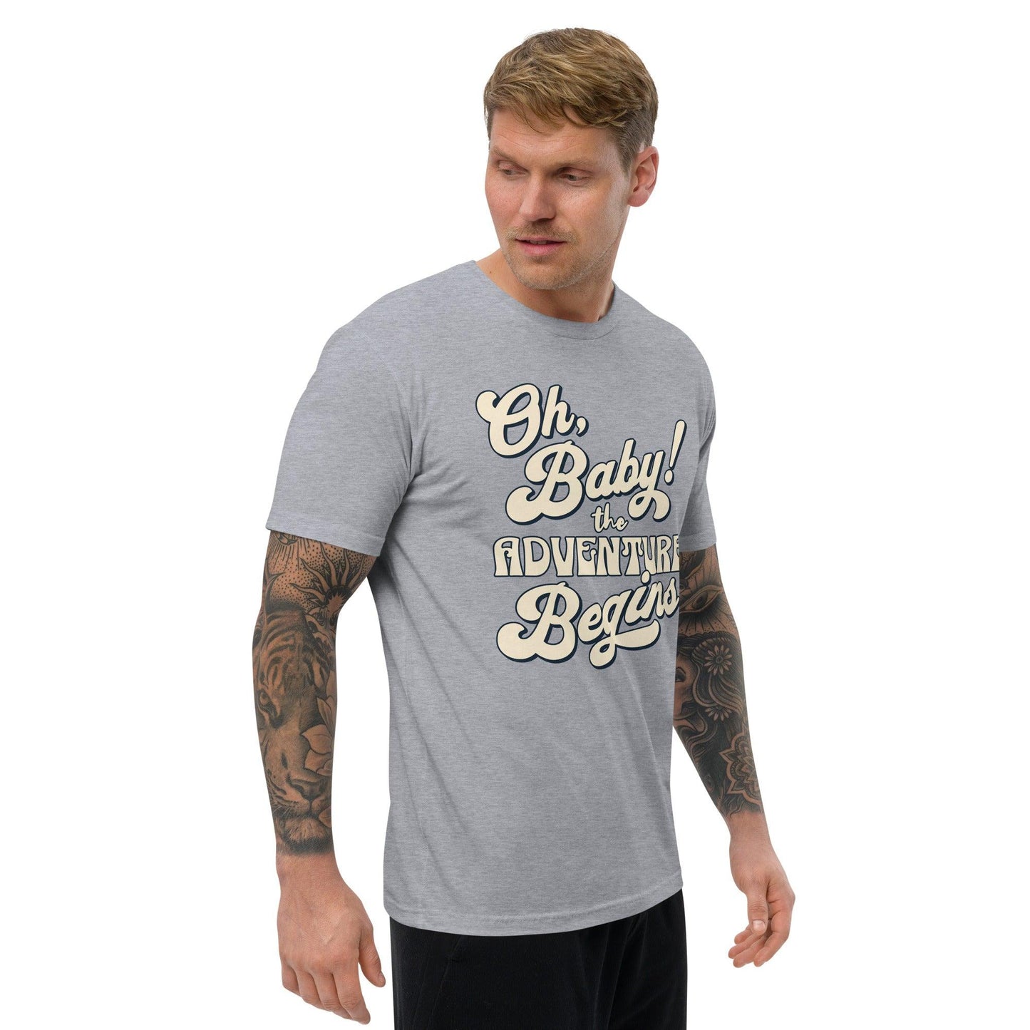 Short Sleeve T-shirt - Oh Boy Let the Adventure Begin - UORdesign