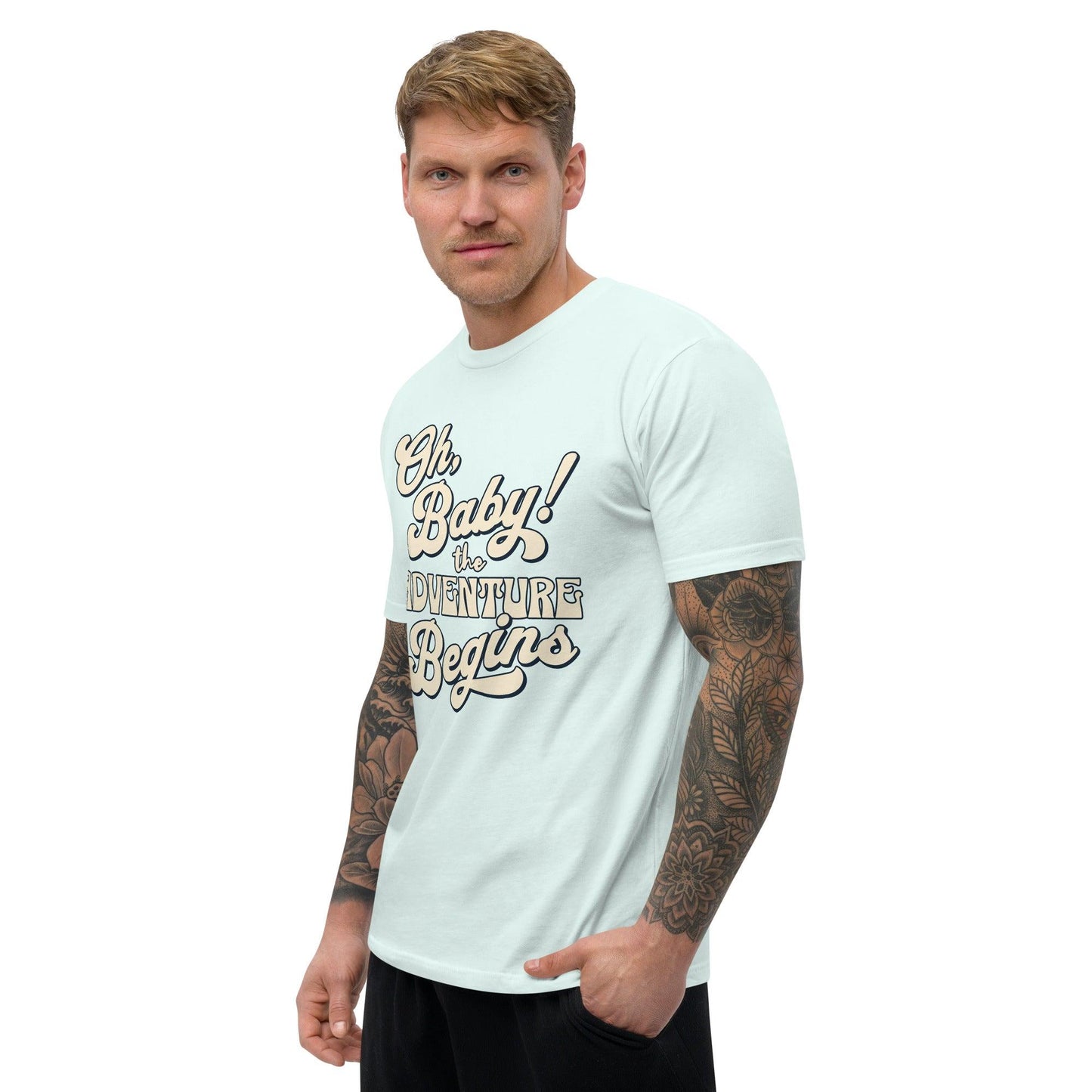 Short Sleeve T-shirt - Oh Boy Let the Adventure Begin - UORdesign