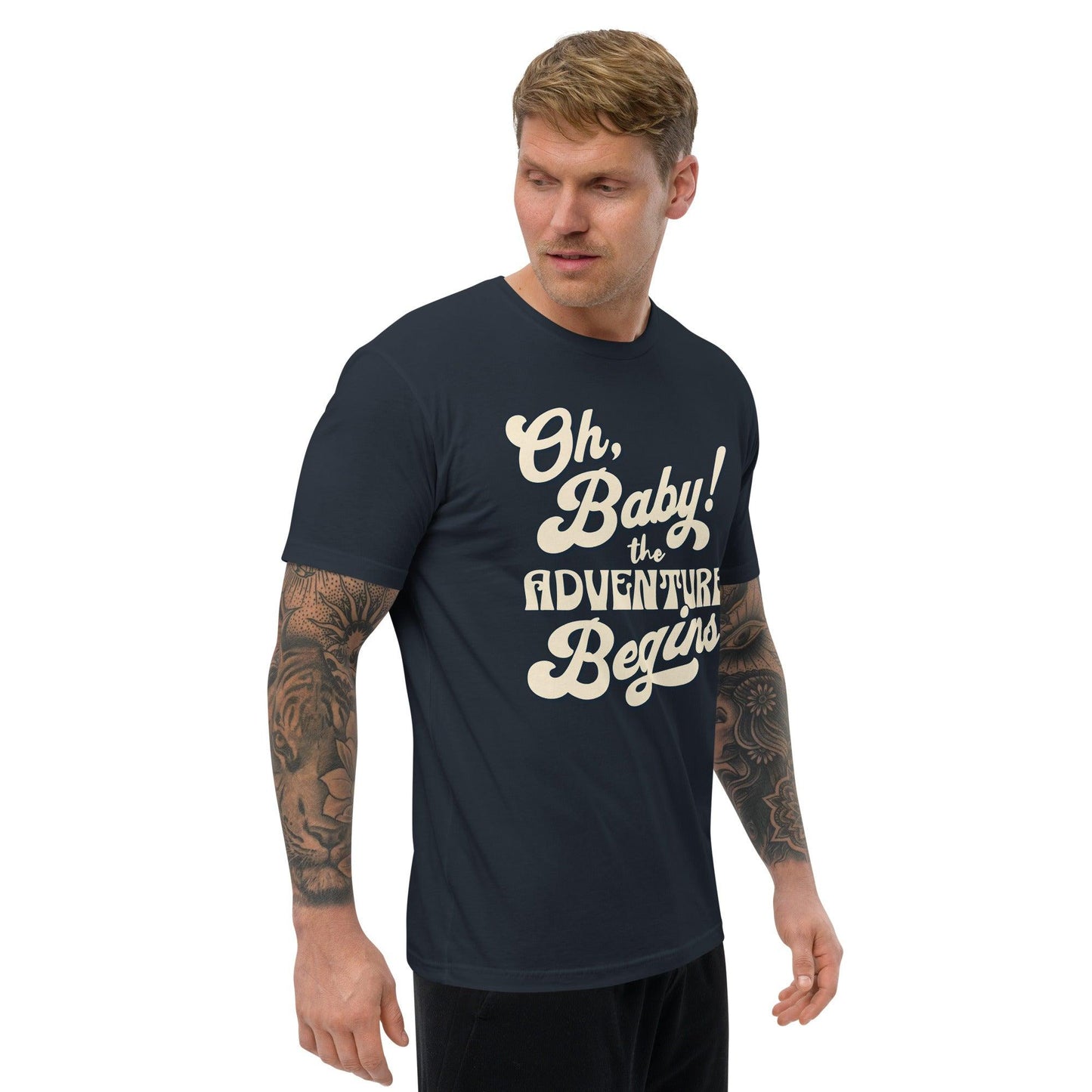 Short Sleeve T-shirt - Oh Boy Let the Adventure Begin - UORdesign