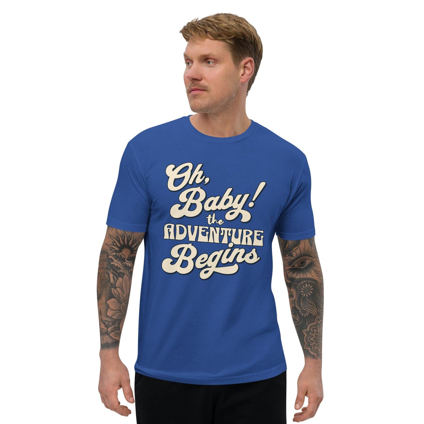 Short Sleeve T-shirt - Oh Boy Let the Adventure Begin - UORdesign