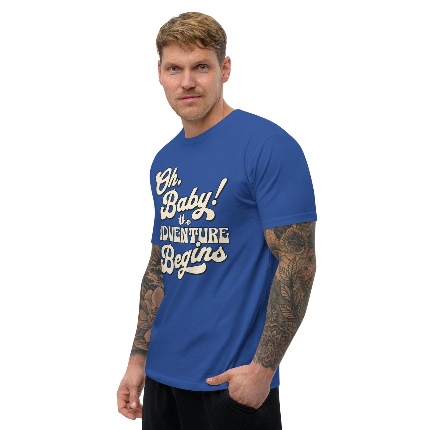 Short Sleeve T-shirt - Oh Boy Let the Adventure Begin - UORdesign