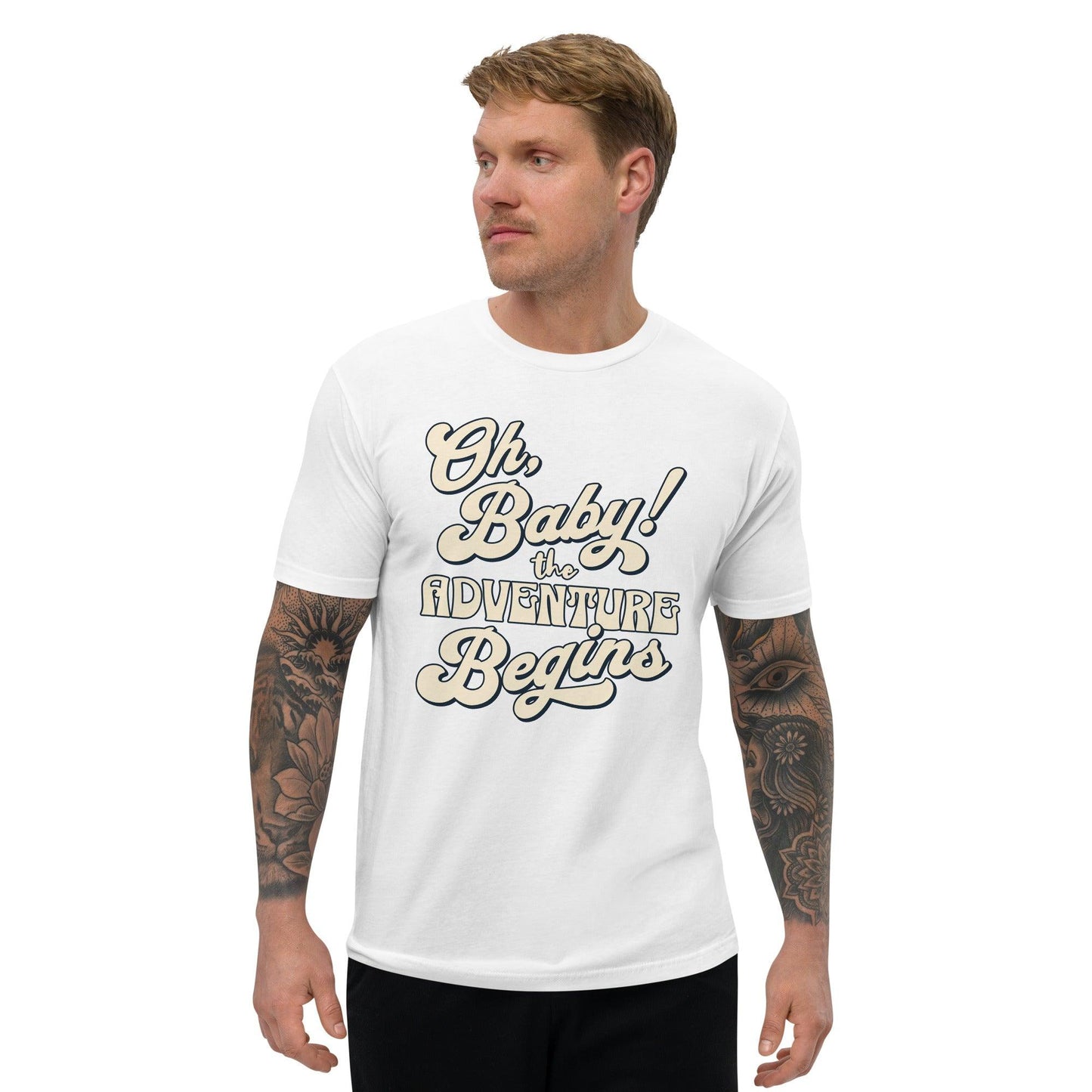 Short Sleeve T-shirt - Oh Boy Let the Adventure Begin - UORdesign
