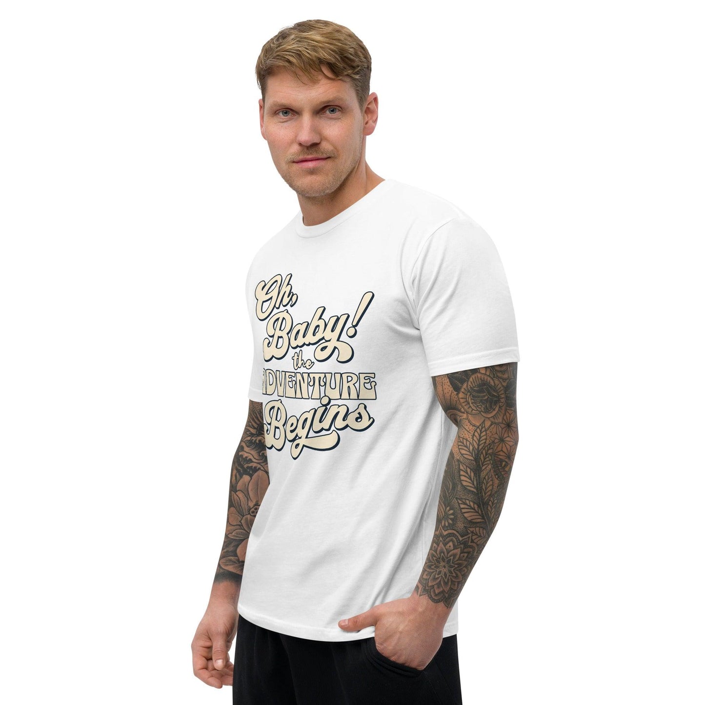 Short Sleeve T-shirt - Oh Boy Let the Adventure Begin - UORdesign