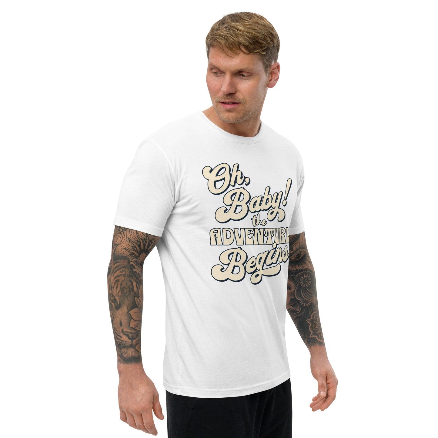 Short Sleeve T-shirt - Oh Boy Let the Adventure Begin - UORdesign