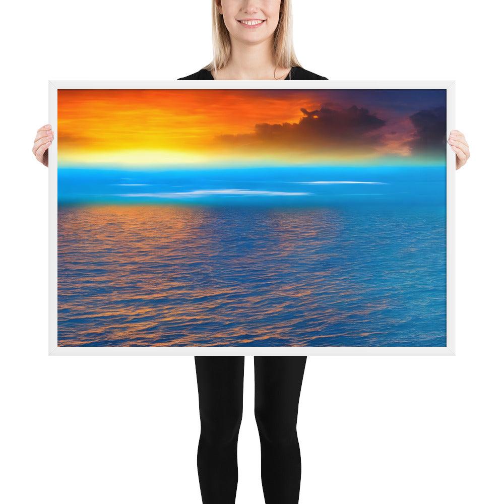 Framed photo paper poster - Sunset Vibes - UORdesign®