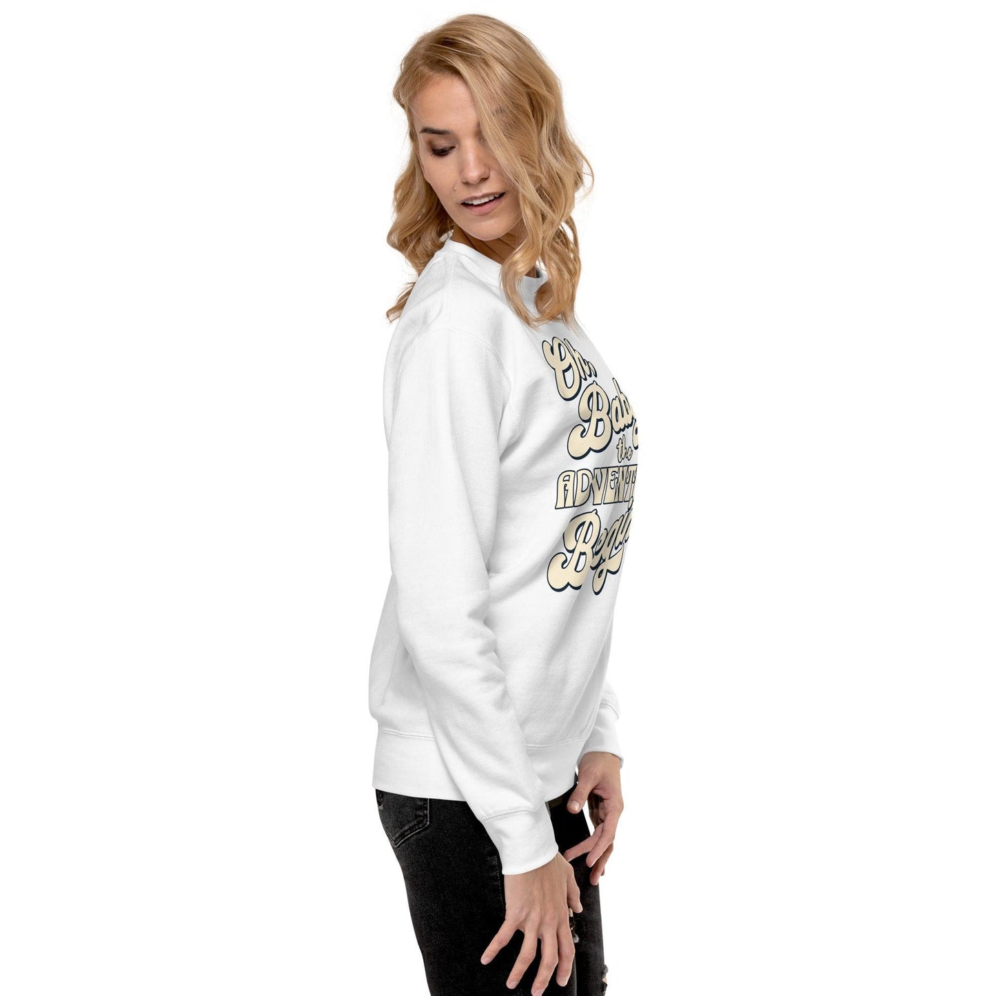 Unisex Premium Sweatshirt - Oh Boy Let the Adventure Begin - UORdesign